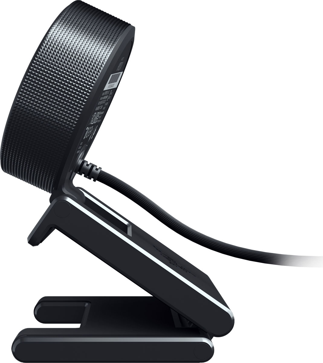 Left View: Logitech - StreamCam 1080 Webcam for Live Streaming and Content Creation - Off-White