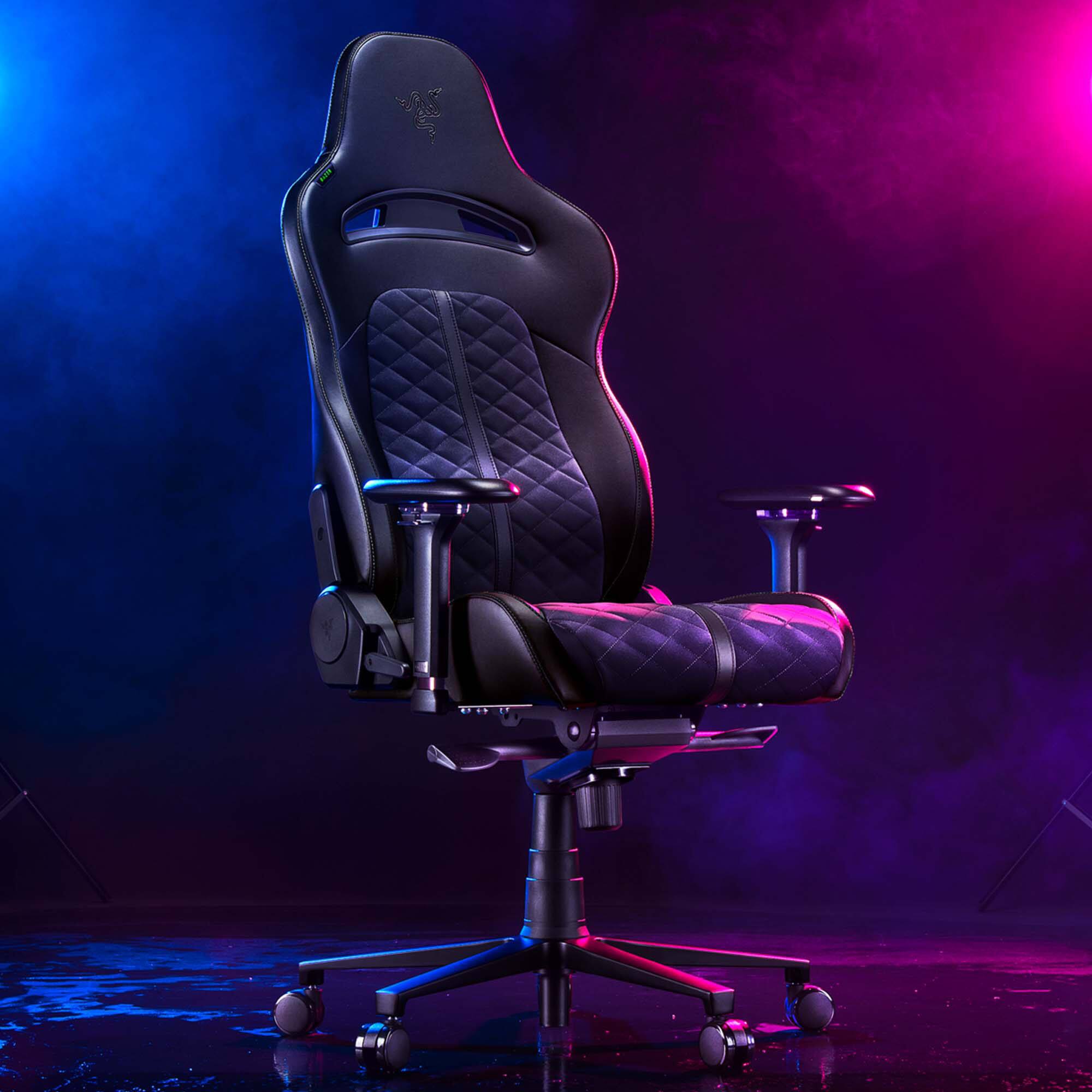 Best Buy: Razer Lumbar Cushion for Gaming Chairs Black RC81