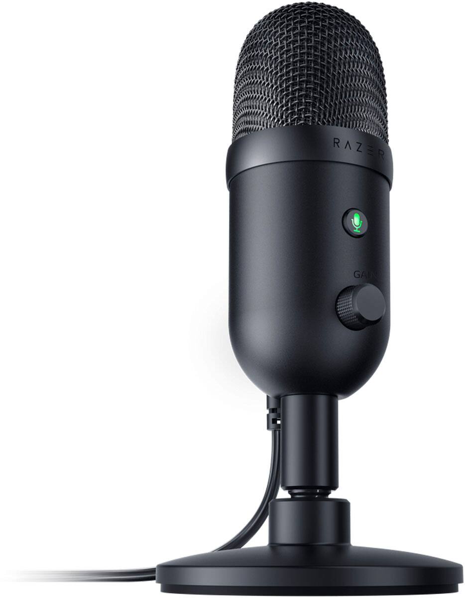 Angle. Razer - Seiren V2 X USB Condenser Microphone - Black.