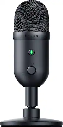 Front. Razer - Seiren V2 X USB Condenser Microphone - Black.