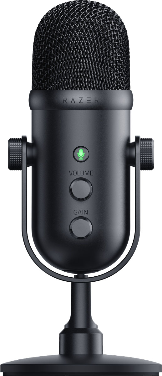 Zoom in on Front Zoom. Razer - Seiren V2 Pro Professional-grade USB Microphone.