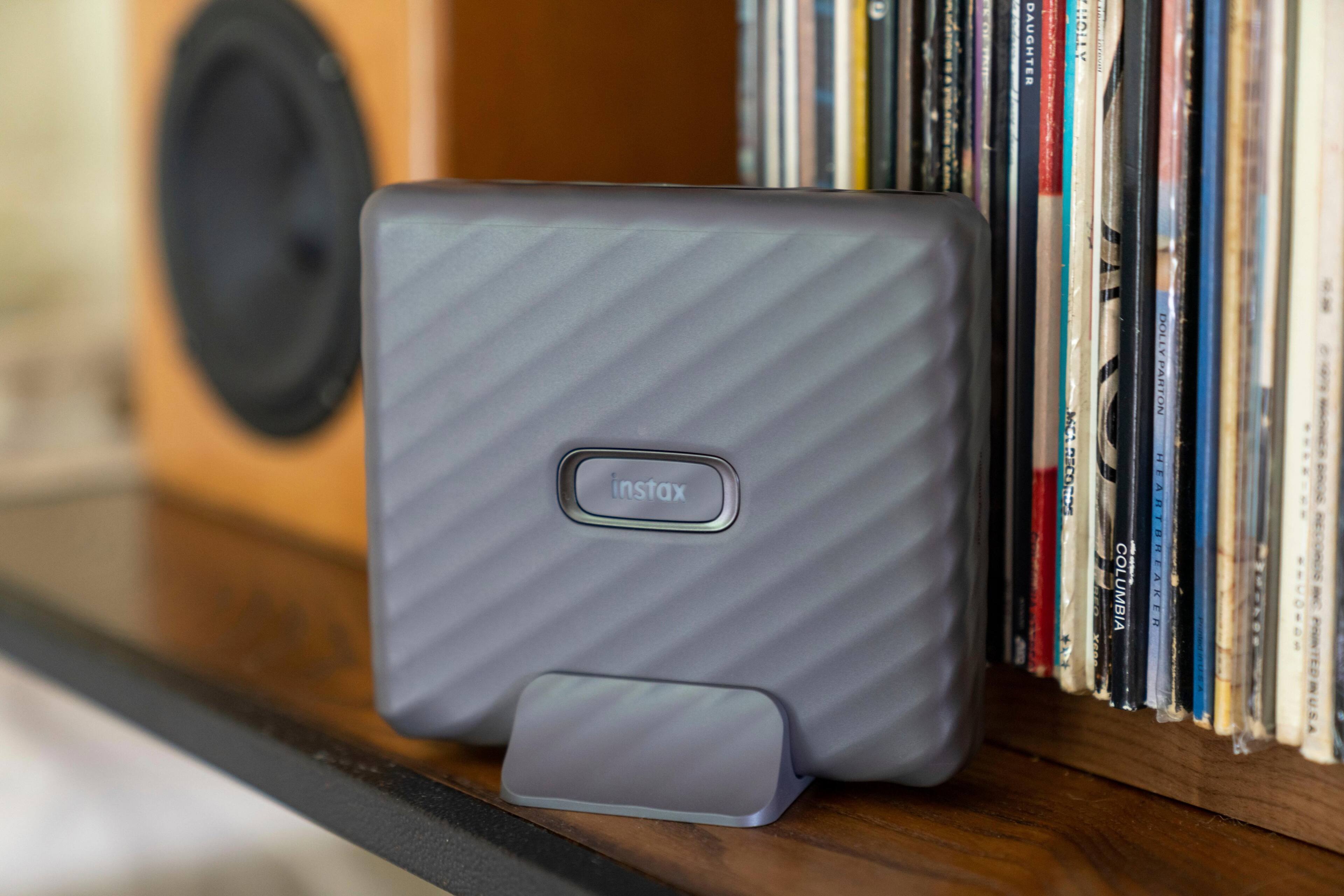 Alt View 15. Fujifilm - Instax Link Wide Wireless Photo Printer - Mocha Gray.