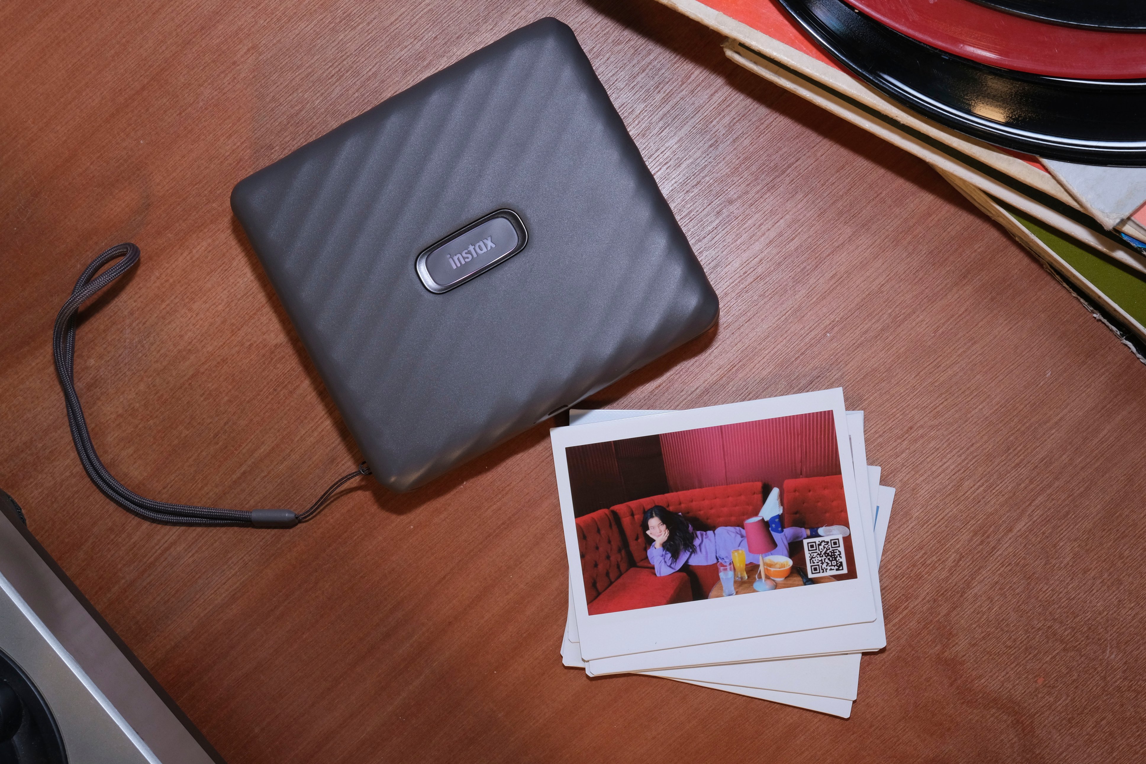 Imprimante Fujifilm Instax Link WIDE Gris Moka EXD - Foto Erhardt