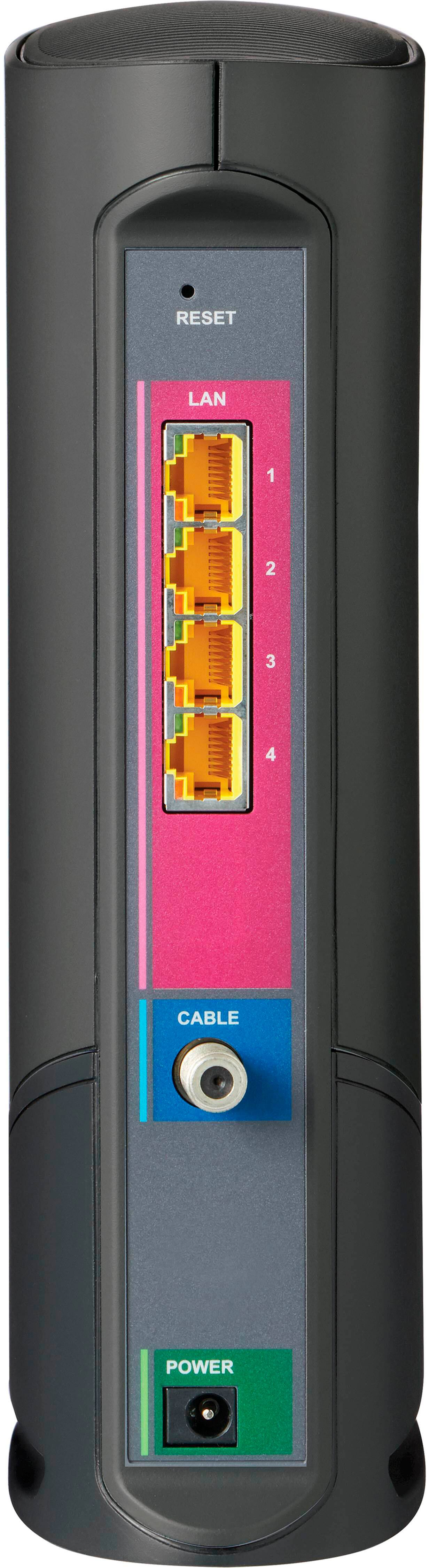 Alt View 12. ARRIS - SURFboard DOCSIS 3.1 Cable Modem & Wi-Fi 6 Router Combo - Black.