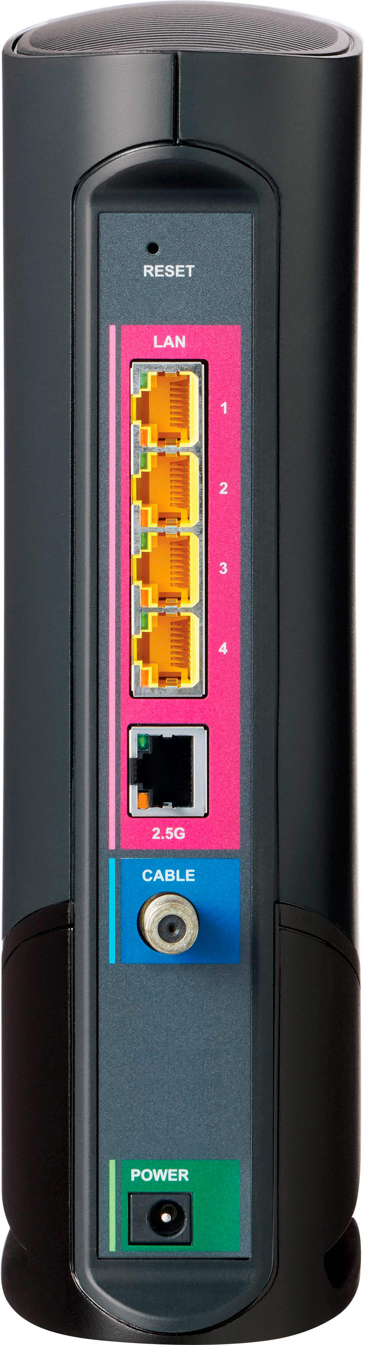 Alt View 11. ARRIS - SURFboard DOCSIS 3.1 Multi-Gig Cable Modem & Wi-Fi 6 Router Combo - Black.