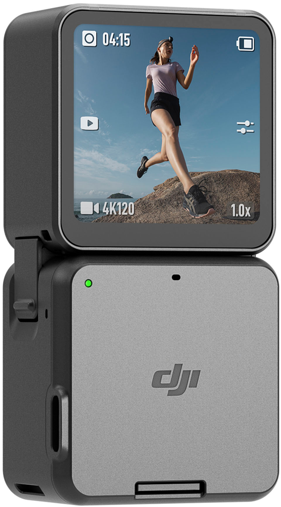 Best Buy: DJI Action 2 Dual-Screen Combo 4K Action Camera Gray CP
