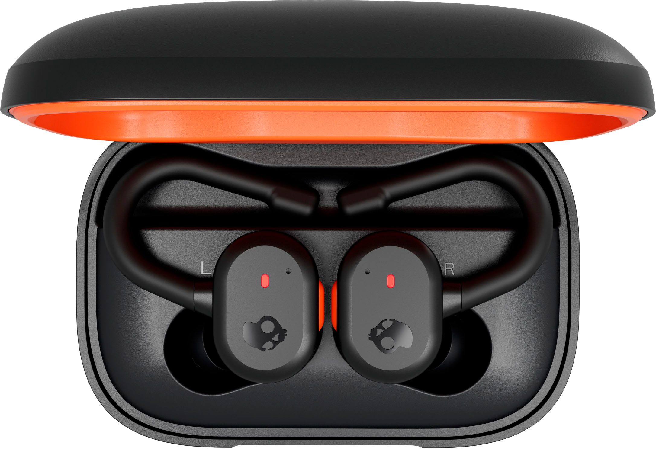 Left View: Skullcandy - Push Active True Wireless Sport Earbuds - Black