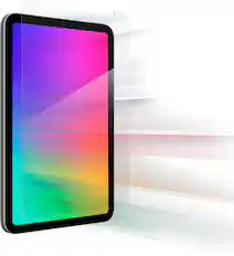 Alt View 11. ZAGG - InvisibleShield Glass Elite VisionGuard+ Blue Light Filtering Screen Protector for Apple iPad mini (6th Generation 2021) - Clear.