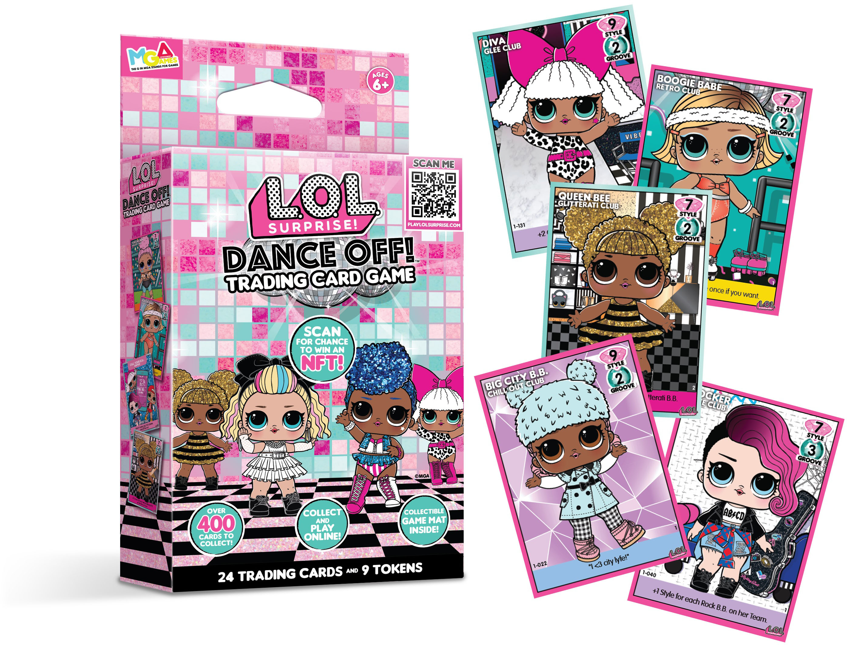 Kit 4 Card Game Lol Surprise Dance Off Blister Booster