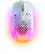 Front. SteelSeries - Aerox 3 Super Light Honeycomb Wireless RGB Optical Gaming Mouse - Ghost Edition.