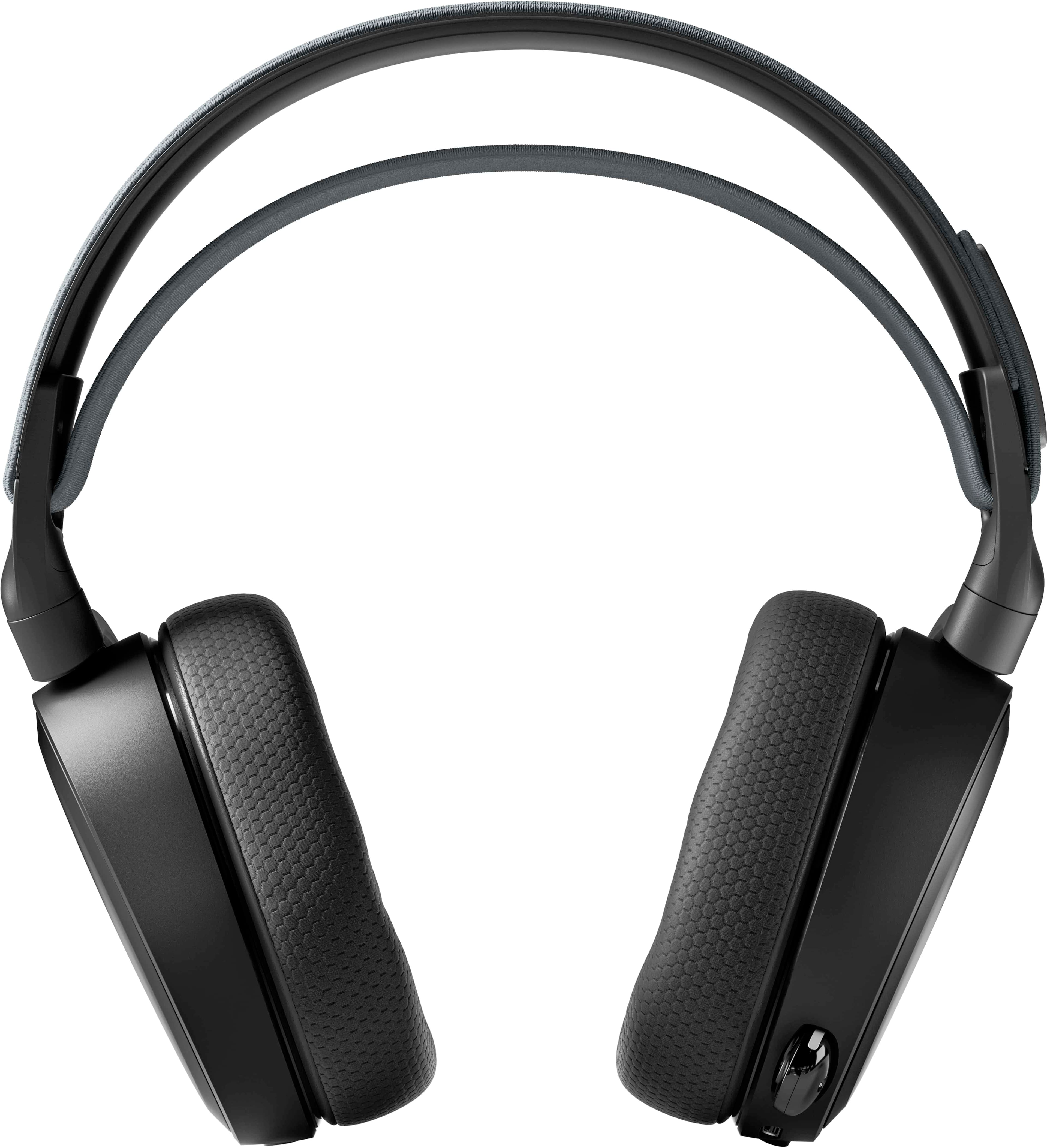 Angle. SteelSeries - Arctis 7+ Wireless 7.1 Surround Sound Gaming Headset for PS5, PS4, PC, and Switch - Black.
