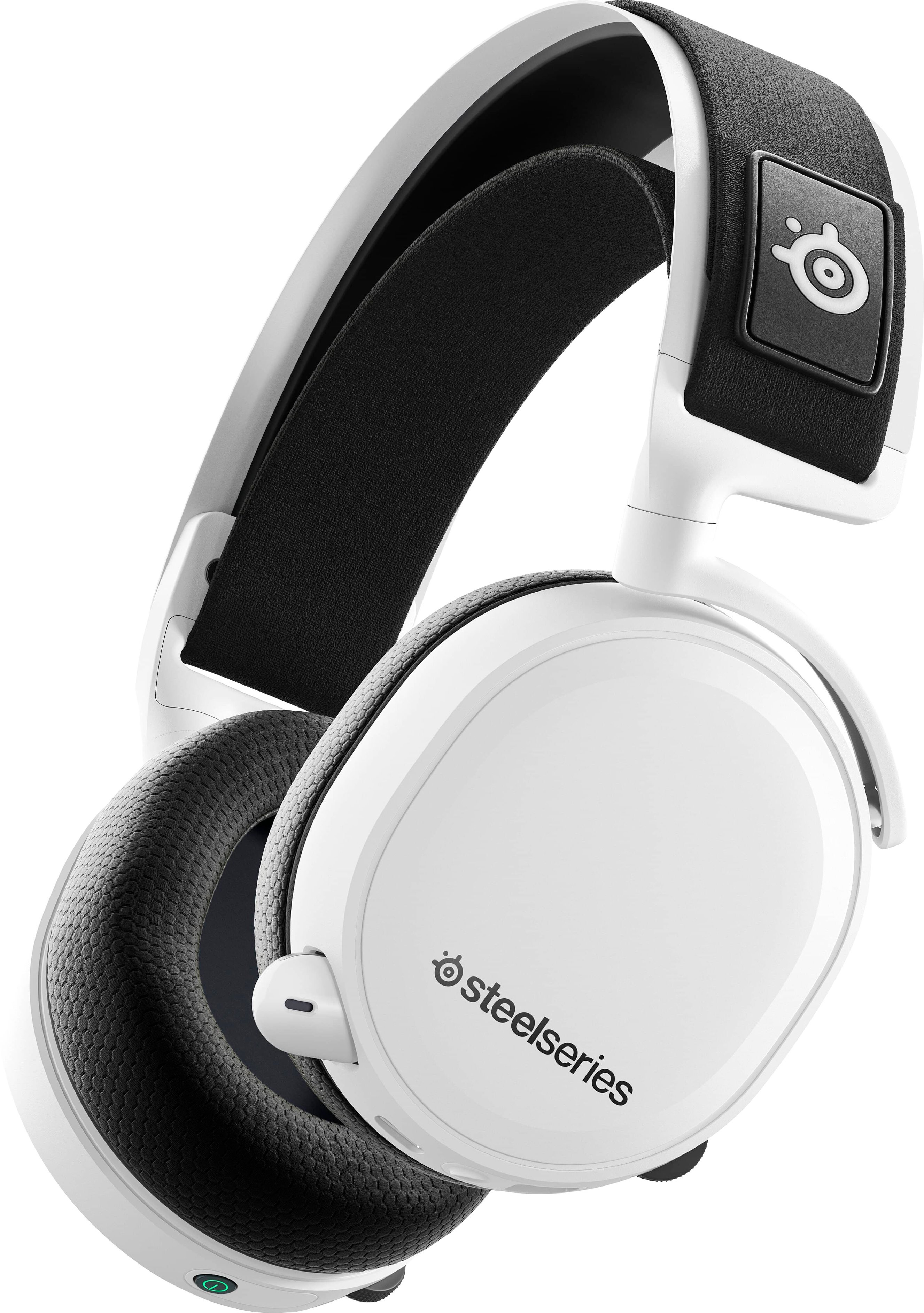 sessie Leegte Monarchie SteelSeries Arctis 7+ Wireless 7.1 Surround Sound Gaming Headset for PS5,  PS4 , PC, and Switch White 61461 - Best Buy