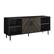 Left. Walker Edison - Bookmatch Door TV Stand for Most TVs up to 65” - Ash Brown Bookmatch/ Solid Black.
