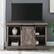Alt View 3. Walker Edison - Sliding Barn Door TV Stand for Most TVs up to 50" - Grey wash.