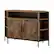 Angle. Walker Edison - Rustic Corner TV Stand for Most TVs up to 55" - Rustic Oak.