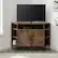 Alt View 2. Walker Edison - Rustic Corner TV Stand for Most TVs up to 55" - Rustic Oak.