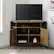 Alt View 3. Walker Edison - Rustic Corner TV Stand for Most TVs up to 55" - Rustic Oak.