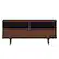 Front. Walker Edison - Modern Corner TV Stand for Most TVs up to 58" - Walnut.