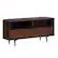 Left. Walker Edison - Modern Corner TV Stand for Most TVs up to 58" - Walnut.