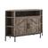 Left. Walker Edison - Rustic Corner TV Stand for Most TVs up to 55" - Grey wash.