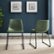 Alt View Zoom 12. Walker Edison - Industrial Faux Leather Counter Stool (Set of 2) - Green.