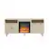 Front. Walker Edison - Modern Two Drawer Fireplace TV Stand for Most TVs up to 65” - Birch.