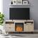 Alt View 13. Walker Edison - Modern Two Drawer Fireplace TV Stand for Most TVs up to 65” - Birch.