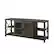 Angle. Walker Edison - Farmhouse Glass Door Console for Most TVs up to 65” - Sable.