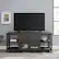 Alt View 2. Walker Edison - Farmhouse Glass Door Console for Most TVs up to 65” - Sable.
