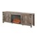 Alt View Zoom 12. Walker Edison - Modern Farmhouse Barndoor Fireplace TV Stand for Most TVs up to 85" - Grey Wash.