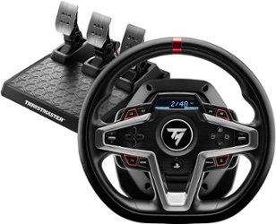 Thrustmaster - T248 Racing Wheel and Magnetic Pedals for PS5, PS4, PC - Front_Zoom