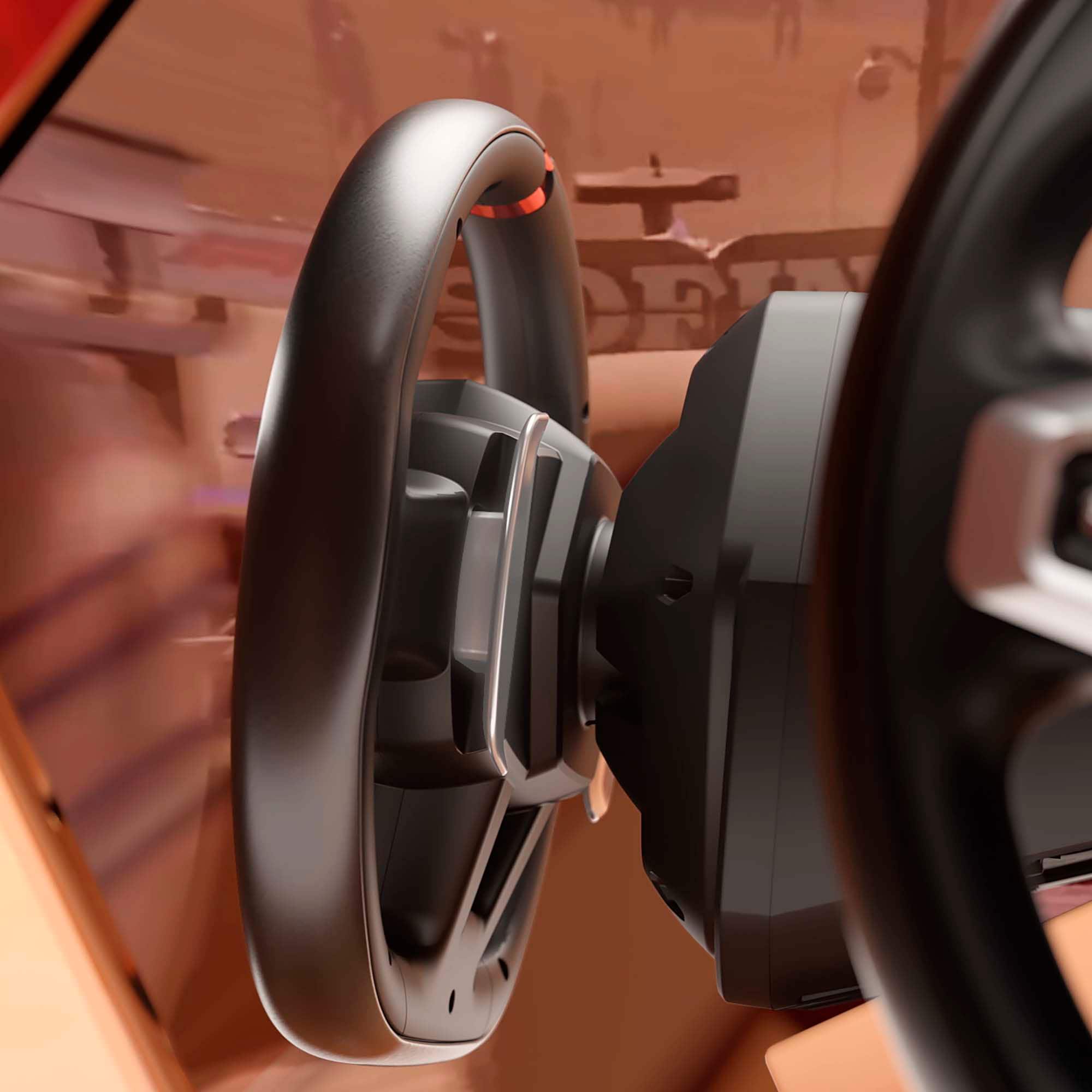 Alt View 18. Thrustmaster - T248 Racing Wheel and Magnetic Pedals for PS5, PS4, PC - Black.