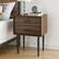 Alt View 12. Walker Edison - 2-Piece Mid-Century 2-Drawer Side Table Set - Dark Walnut.