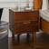 Alt View 11. Walker Edison - Mid Century Solid Wood Nightstand set of 2 - Walnut.