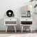 Alt View 11. Walker Edison - Mid Century Open Cubby Nightstand set of 2 - White.