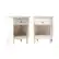 Left Zoom. Walker Edison - Classic Wood 1-Drawer Nightstand set of 2 - White.