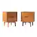 Left. Walker Edison - Mid Century Solid Wood Nightstand set of 2 - Caramel.