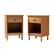 Angle. Walker Edison - Classic Wood 1-Drawer Nightstand set of 2 - Caramel.