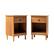Left. Walker Edison - Classic Wood 1-Drawer Nightstand set of 2 - Caramel.