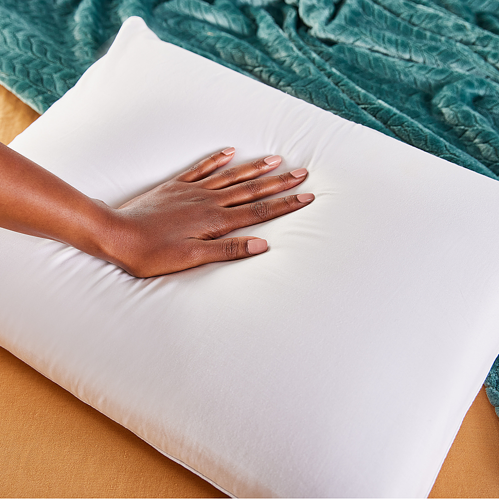 Sleep Innovations Forever Cool Gel Memory Foam Pillow Standard White