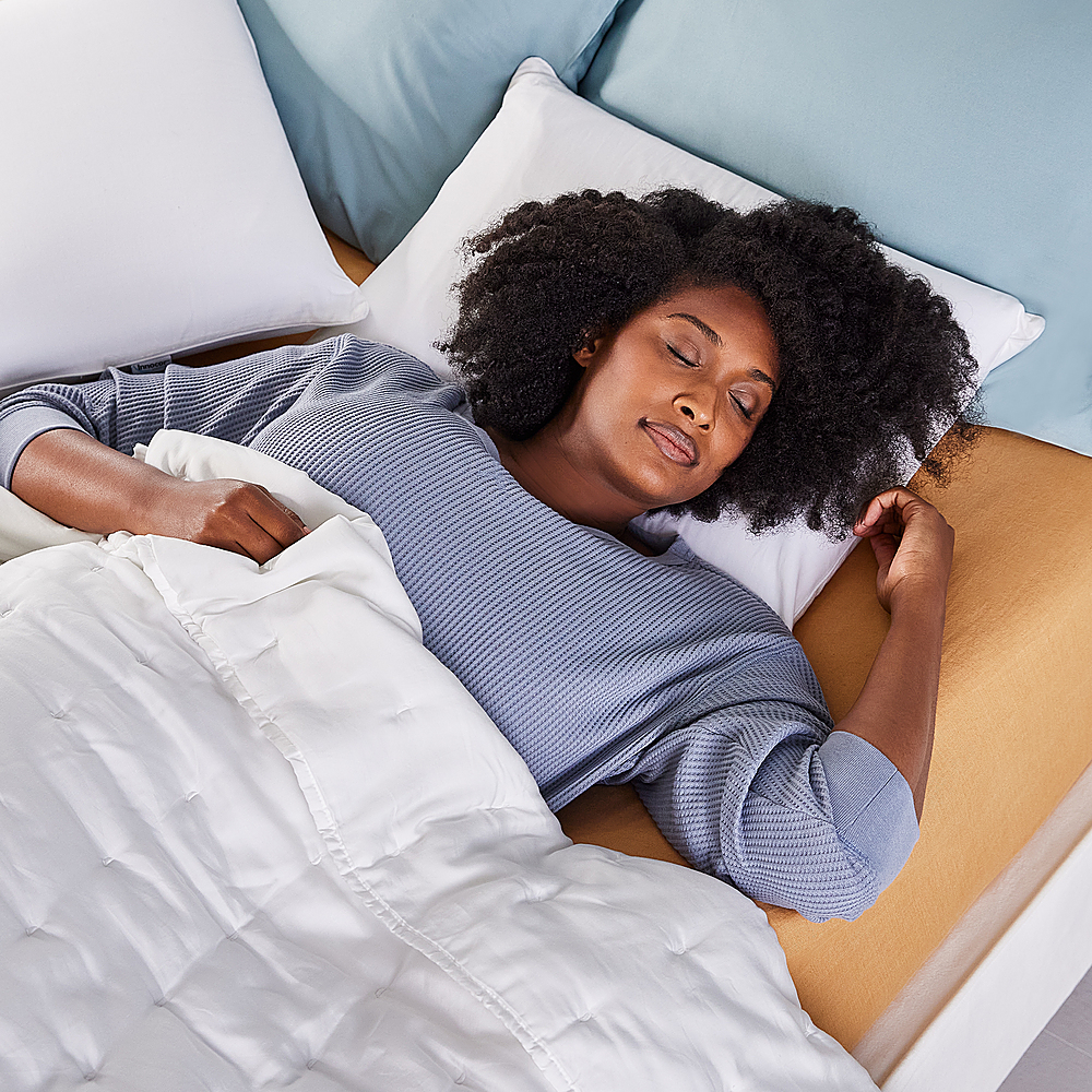 Sleep Innovations 2-in-1 Ventilated Memory Foam Pillow Standard 