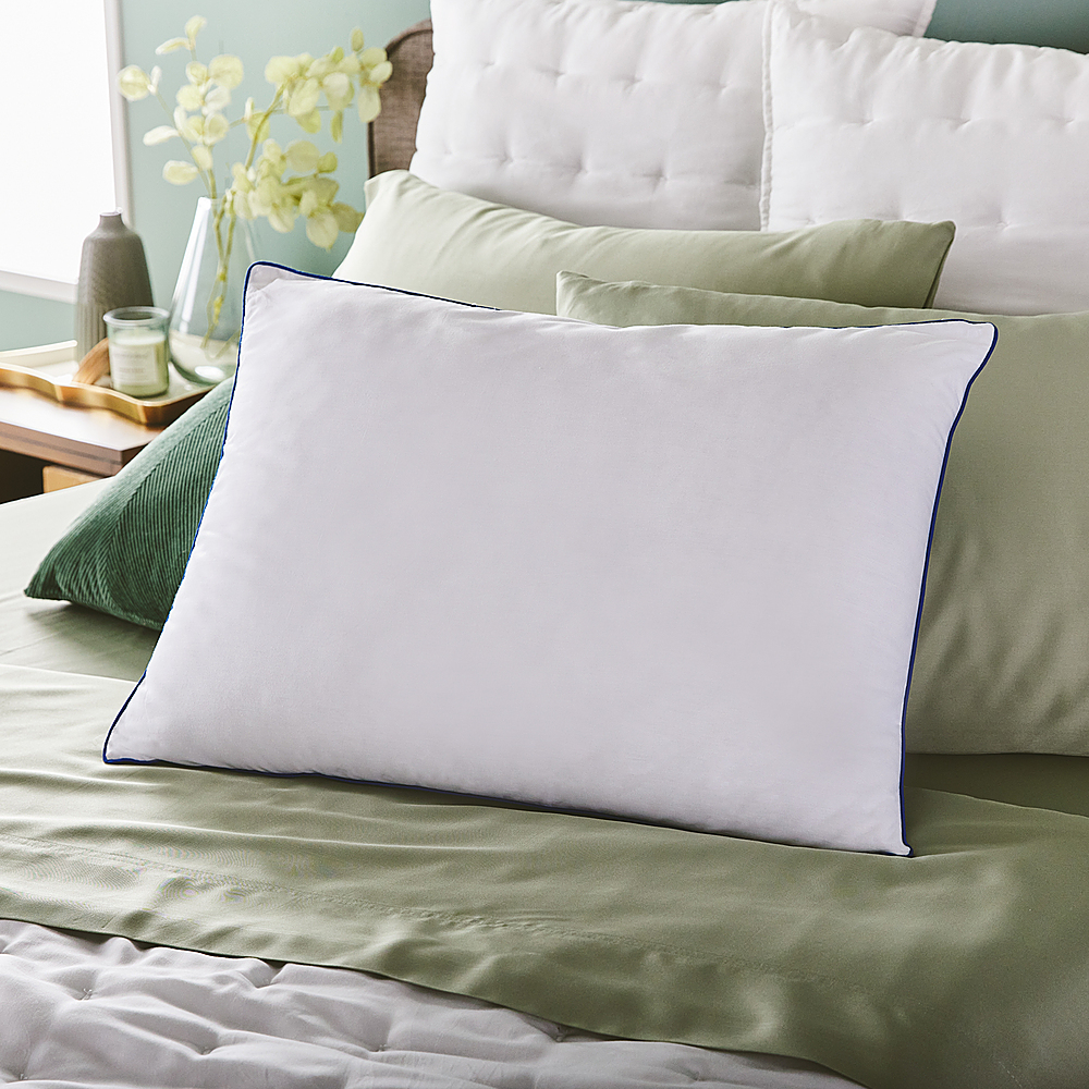 Sealy Memory Foam Gel Standard Pillow Standard White 