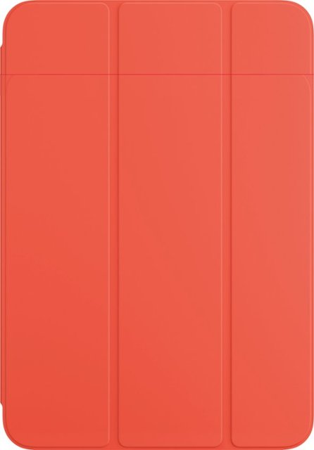 Front Zoom. Smart Folio for Apple iPad mini (6th Generation 2021) - Electric Orange.
