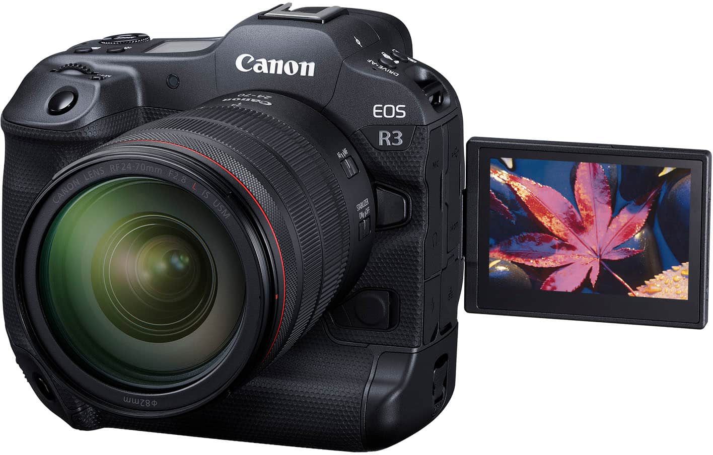Alt View 11. Canon - EOS R3 Mirrorless Camera (Body Only) - Black.