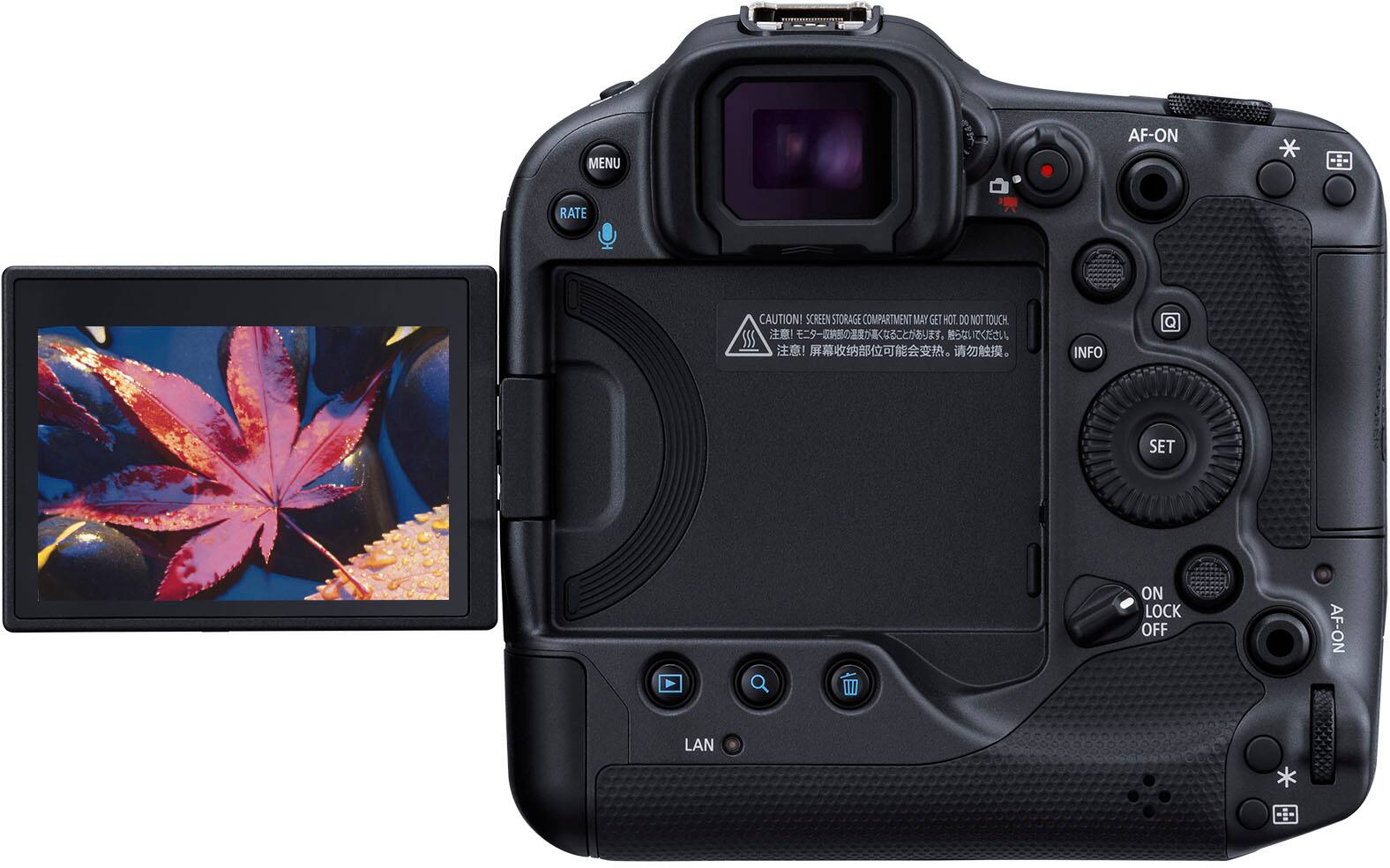 Alt View 12. Canon - EOS R3 Mirrorless Camera (Body Only) - Black.