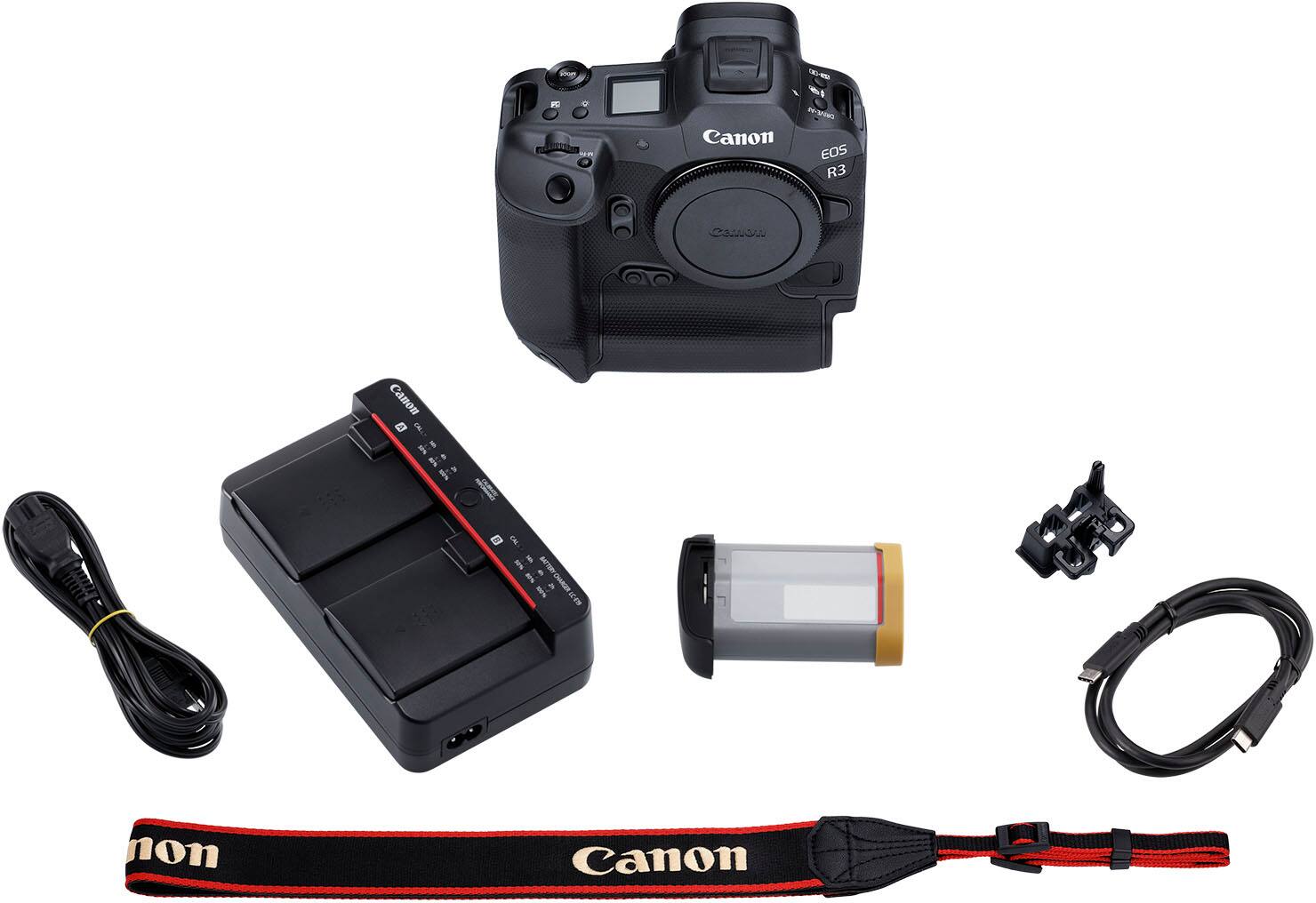 Alt View 15. Canon - EOS R3 Mirrorless Camera (Body Only) - Black.