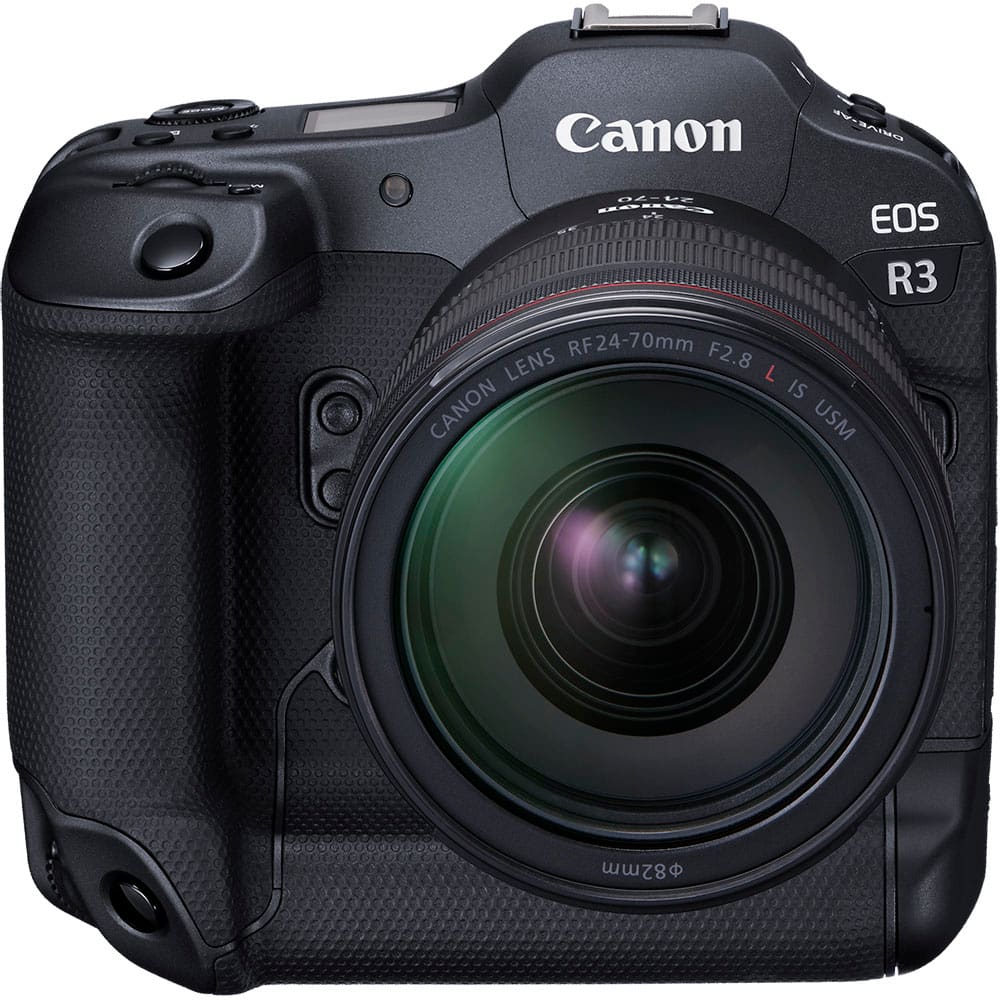 Alt View 2. Canon - EOS R3 Mirrorless Camera (Body Only) - Black.