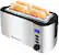 Front. Elite Gourmet - 4-Slice Toaster - Stainless Steel.