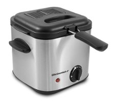 Best Buy: Hamilton Beach 12 Cup Professional-Style Deep Fryer with 2  Baskets Silver/Black 35036