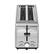 Angle. Kalorik - 4-Slice Wide Slot Toaster - Stainless Steel.